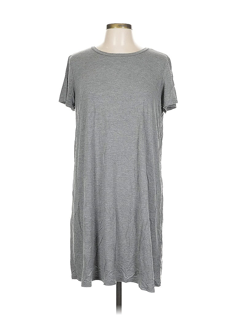 Pre-owned Express Outlet Casual Dress In Gray