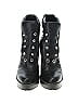 Diesel 100% Leather Black Ankle Boots Size EU 40 - photo 2