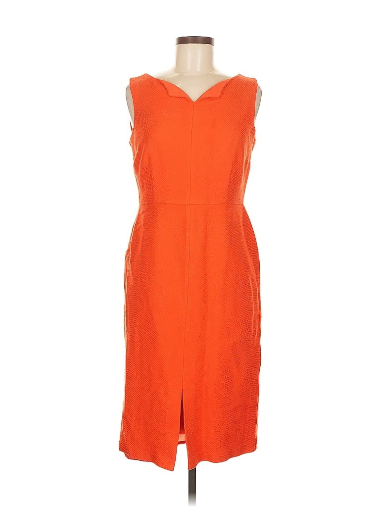 Ann Taylor Orange Cocktail Dress Size 6 - photo 1