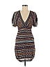 M Missoni 100% Polyamide Print Brown Black Cocktail Dress Size EU (IT) 44 / US 8 - photo 1