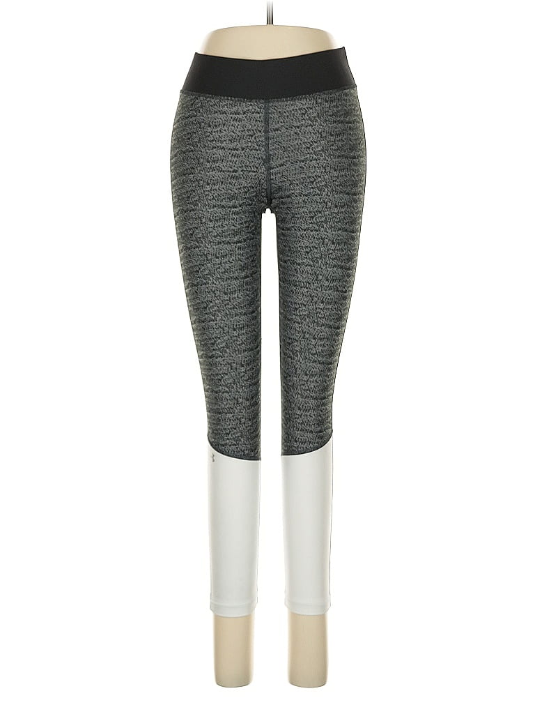 Pre-owned Under Armour Yoga Pants In Silver