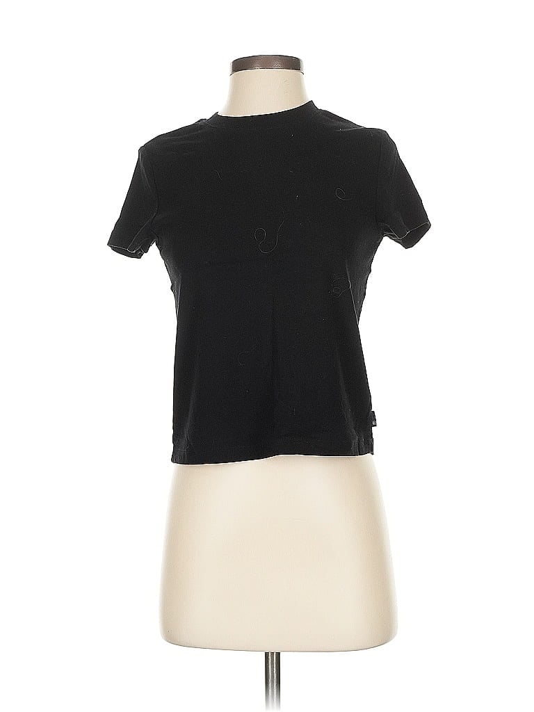 AG Black Short Sleeve Turtleneck Size S - photo 1