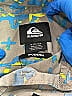 Quiksilver 100% Cotton Chevron-herringbone Blue Short Sleeve Button-Down Shirt Size S (youth) - photo 3