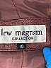 Lew Magram Brown Faux Leather Jacket Size 10 - photo 6