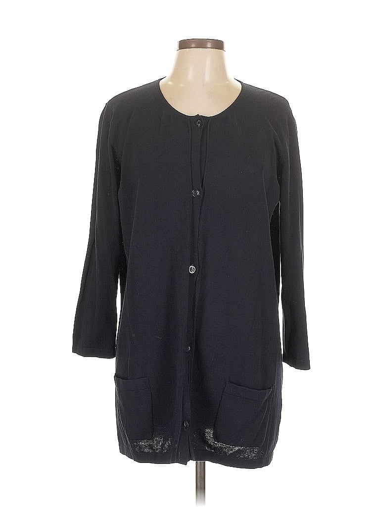 AMINA RUBINACCI Pre-owned Cardigan Sweater In Black