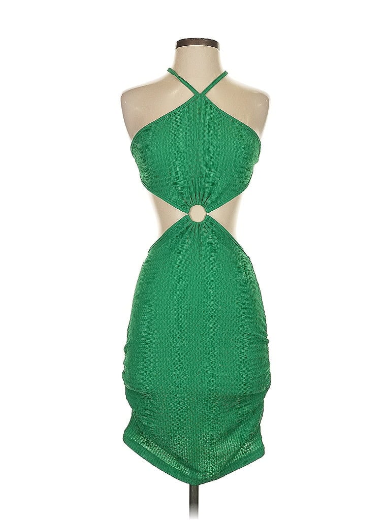 Pre-owned Shein Cocktail Dress In Green