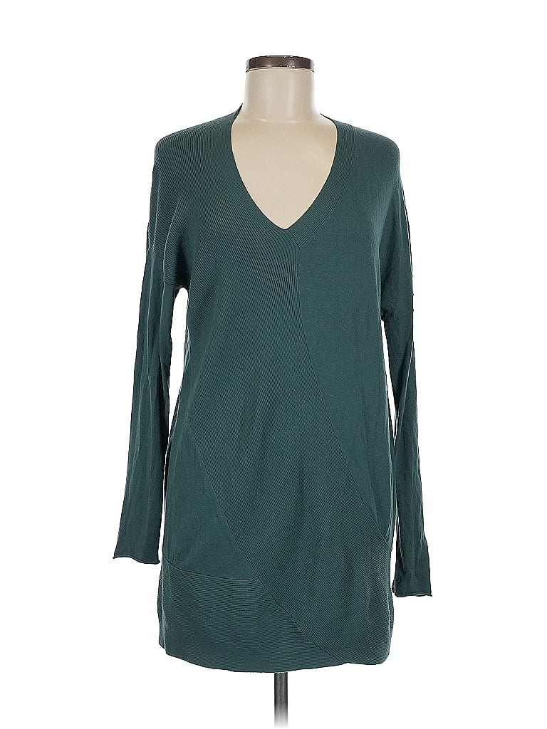 Pre-owned Lafayette 148 Pullover Sweater In Blue