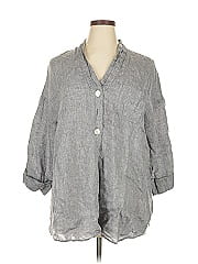 Purejill 3/4 Sleeve Button Down Shirt
