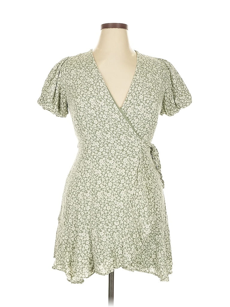 Trixxi 100% Rayon Green Casual Dress Size XL - photo 1
