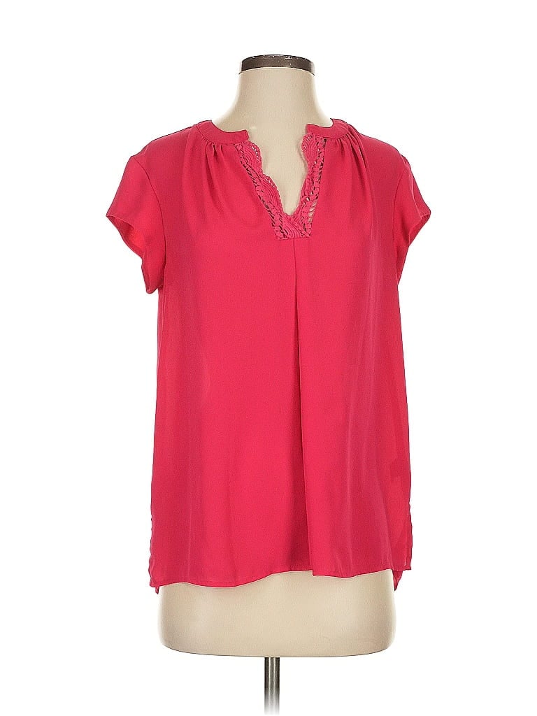 Click to view more detailed imagery on our partner's website Pre-owned Fun2fun Short Sleeve Blouse In Red
