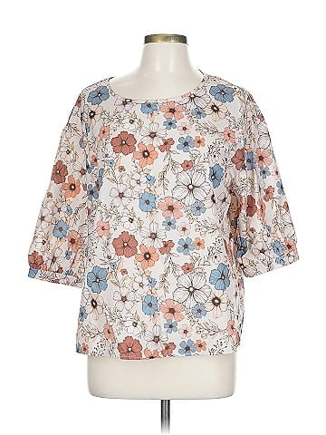 Emery Rose 3/4 Sleeve Blouse (view 1)