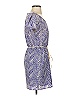 Collective Concepts 100% Polyester Chevron-herringbone Blue Casual Dress Size XS - photo 3