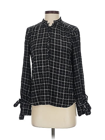 Rebecca Taylor Long Sleeve Silk Top (view 1)