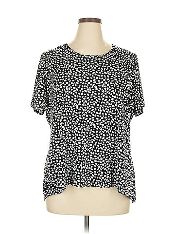 Susan Graver Short Sleeve Blouse (view 1)