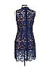 Gracia 100% Polyester Blue Cocktail Dress Size L - photo 2