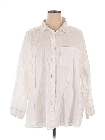 Cotton On 3/4 Sleeve Button-Down Shirt (view 1)