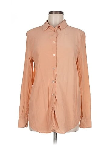 Equipment Long Sleeve Silk Top (view 1)