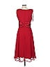 Connected Apparel 100% Polyester Red Cocktail Dress Size 12 - photo 2