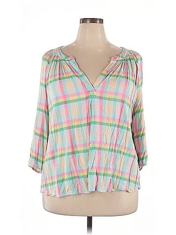 Crown & Ivy 3/4 Sleeve Blouse (view 1)