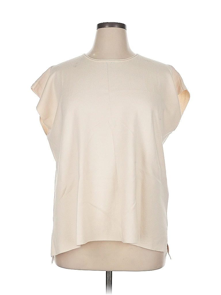 Pre-owned Unbranded Pullover Sweater In White