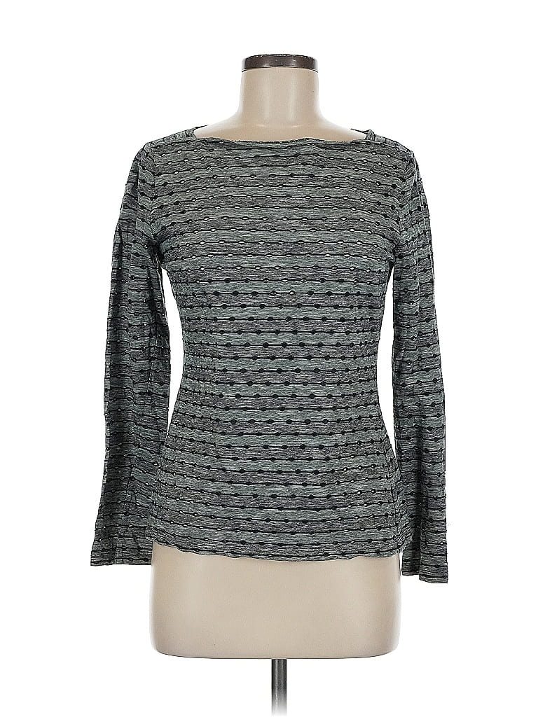 Worth New York Tweed Gray 3/4 Sleeve T-Shirt Size M - photo 1
