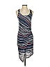 Splendid 100% Rayon Graphic Gray Blue Cocktail Dress Size XS - photo 1