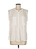 Mango Ivory Sleeveless Blouse Size 6 - photo 1
