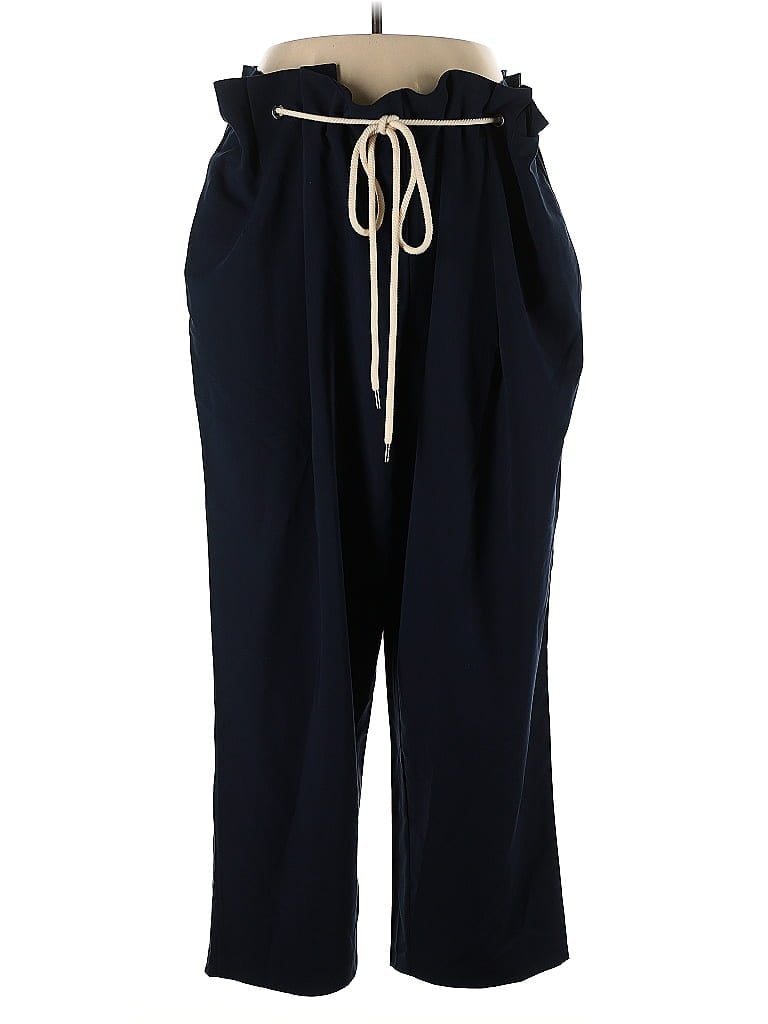 ELOQUII Blue Casual Pants Size 24 waist - photo 1