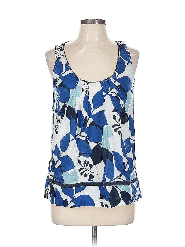 Pre-owned American Eagle Outfitters Sleeveless Blouse In Blue