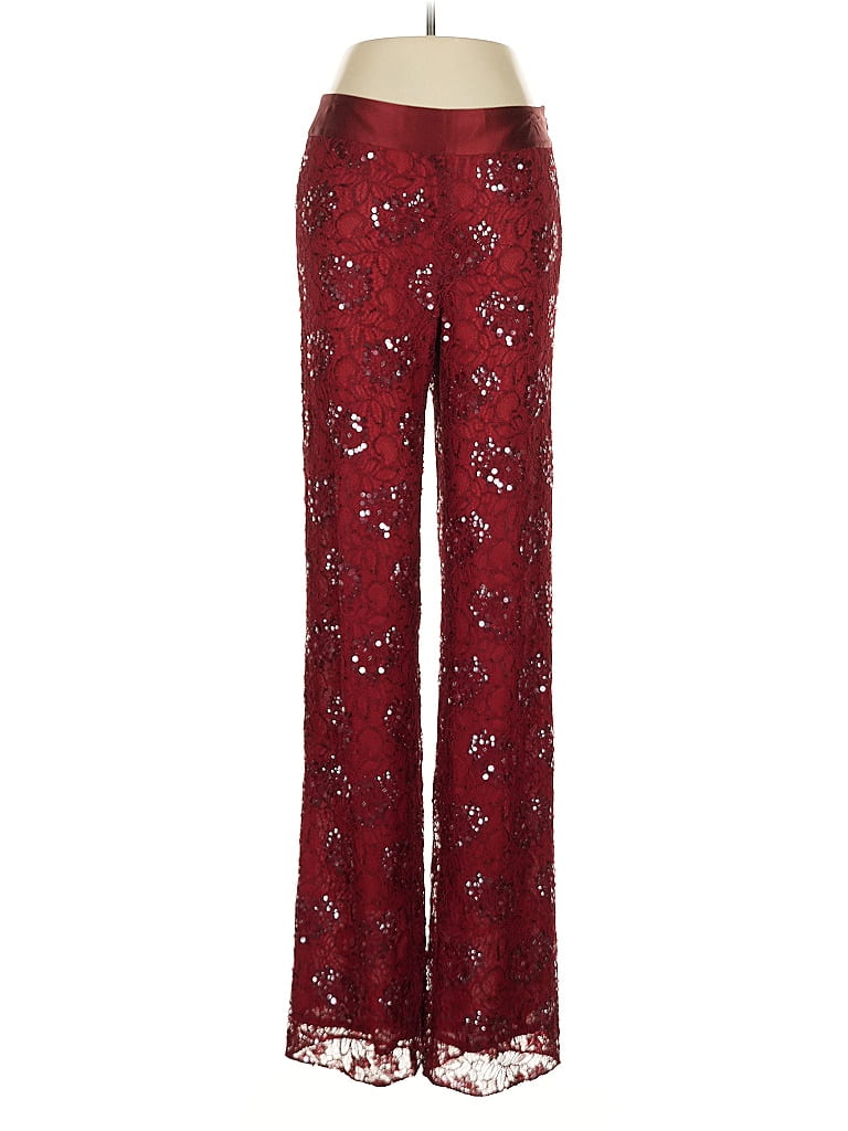 Magaschoni Hearts Red Casual Pants Size 6 - photo 1