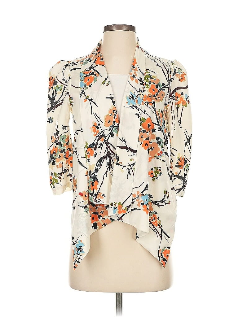 Pre-owned Darling 3/4 Sleeve Blouse In White