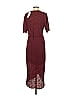 All in Favor 100% Polyester Burgundy Cocktail Dress Size S - photo 2
