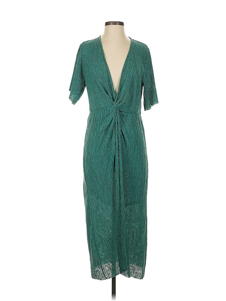 All in Favor 100% Polyester Green Cocktail Dress Size S - photo 1