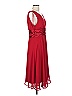 Connected Apparel 100% Polyester Red Cocktail Dress Size 12 - photo 3