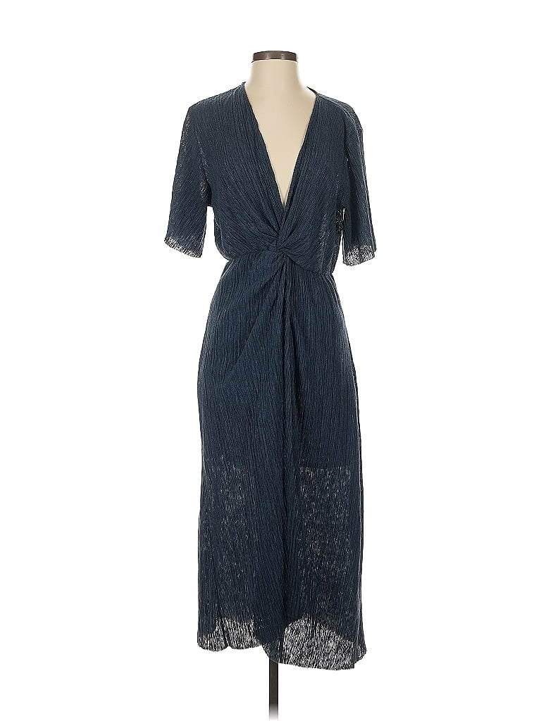 All in Favor 100% Polyester Blue Casual Dress Size S - photo 1