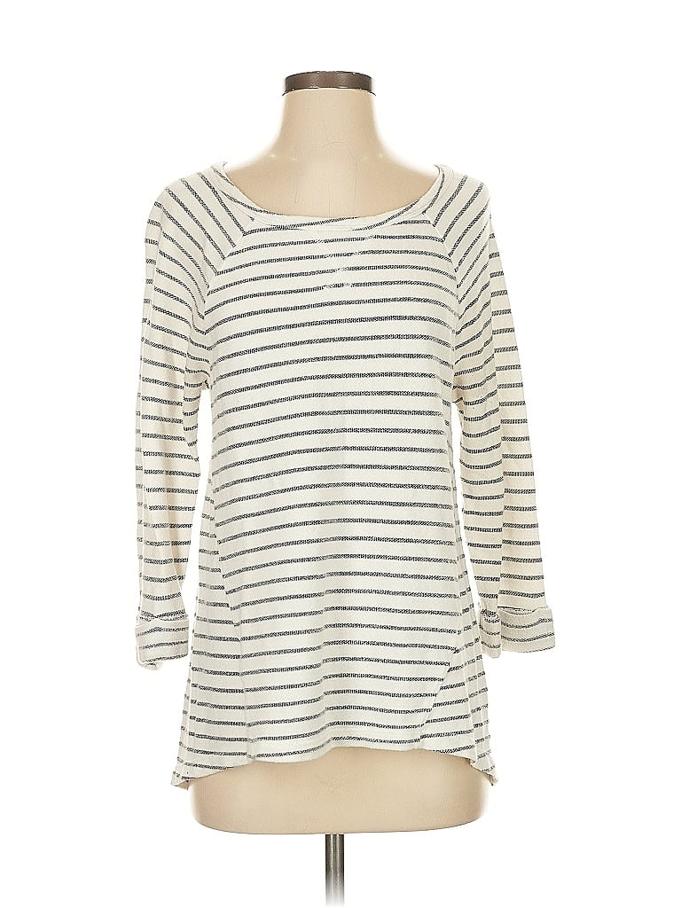 Pre-owned Soft Joie 3/4 Sleeve T-shirt In White