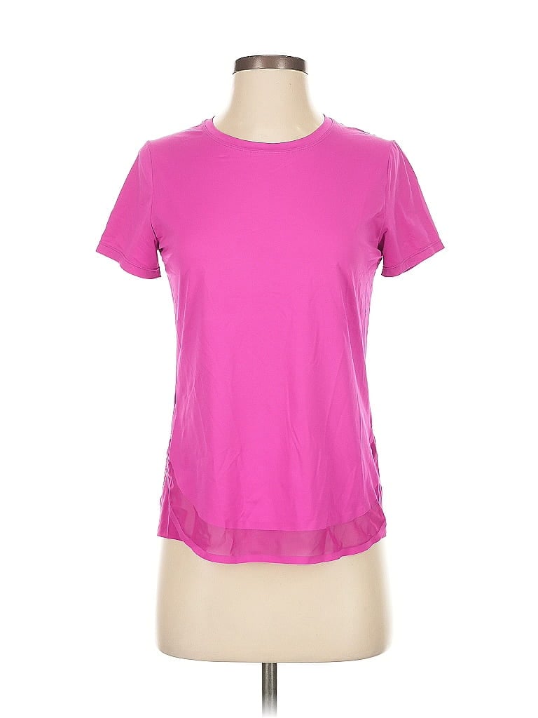 Pre-owned Athleta Active T-shirt In Pink