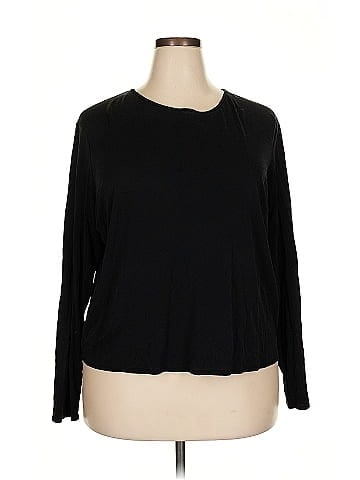 Eileen Fisher Long Sleeve Silk Top (view 1)