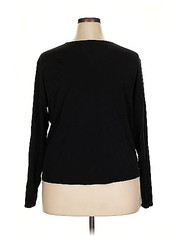 Eileen Fisher Long Sleeve Silk Top (view 2)