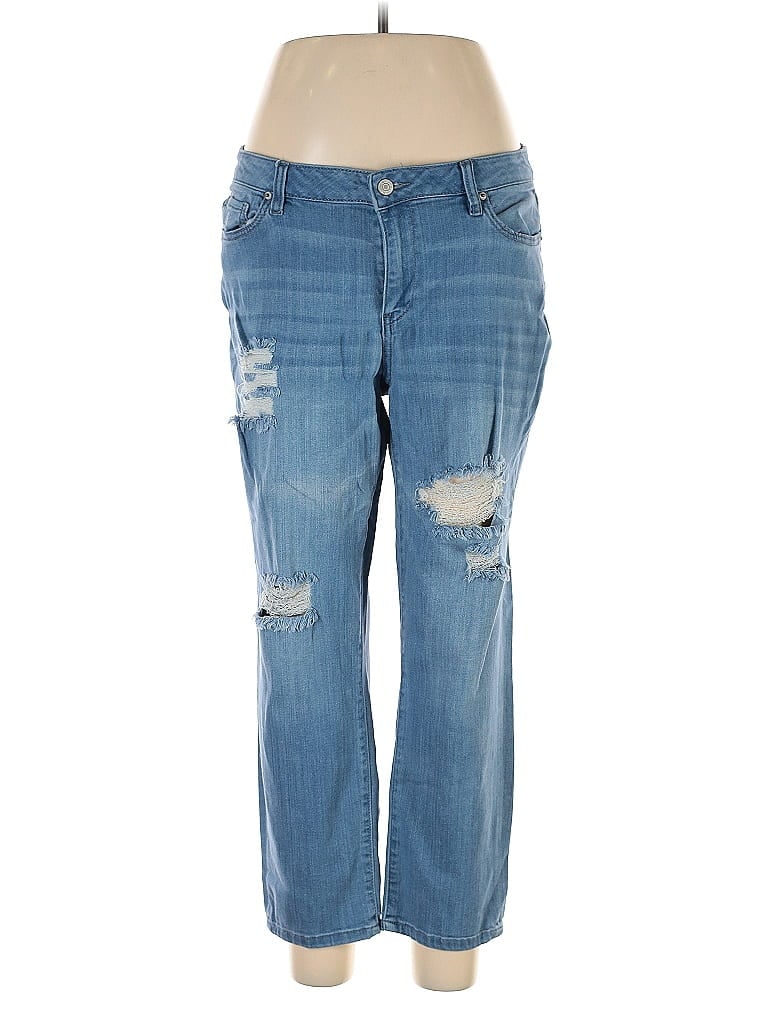 Soho JEANS NEW YORK & COMPANY Blue Jeans Size 10 - photo 1