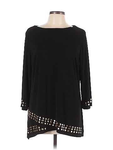 JM Collection 3/4 Sleeve Top (view 1)