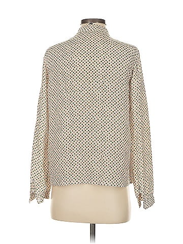 A.P.C. Long Sleeve Silk Top (view 2)