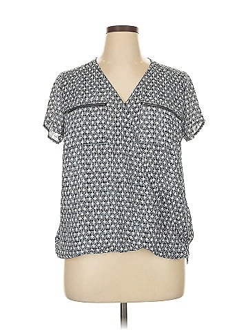 Maurices Short Sleeve Blouse (view 1)