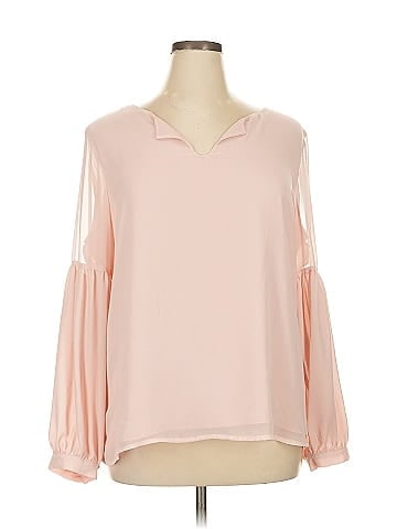 Express Outlet 3/4 Sleeve Blouse (view 1)