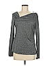 W by Worth Gray Long Sleeve Top Size M - photo 1