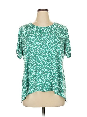 Susan Graver Short Sleeve Blouse (view 1)