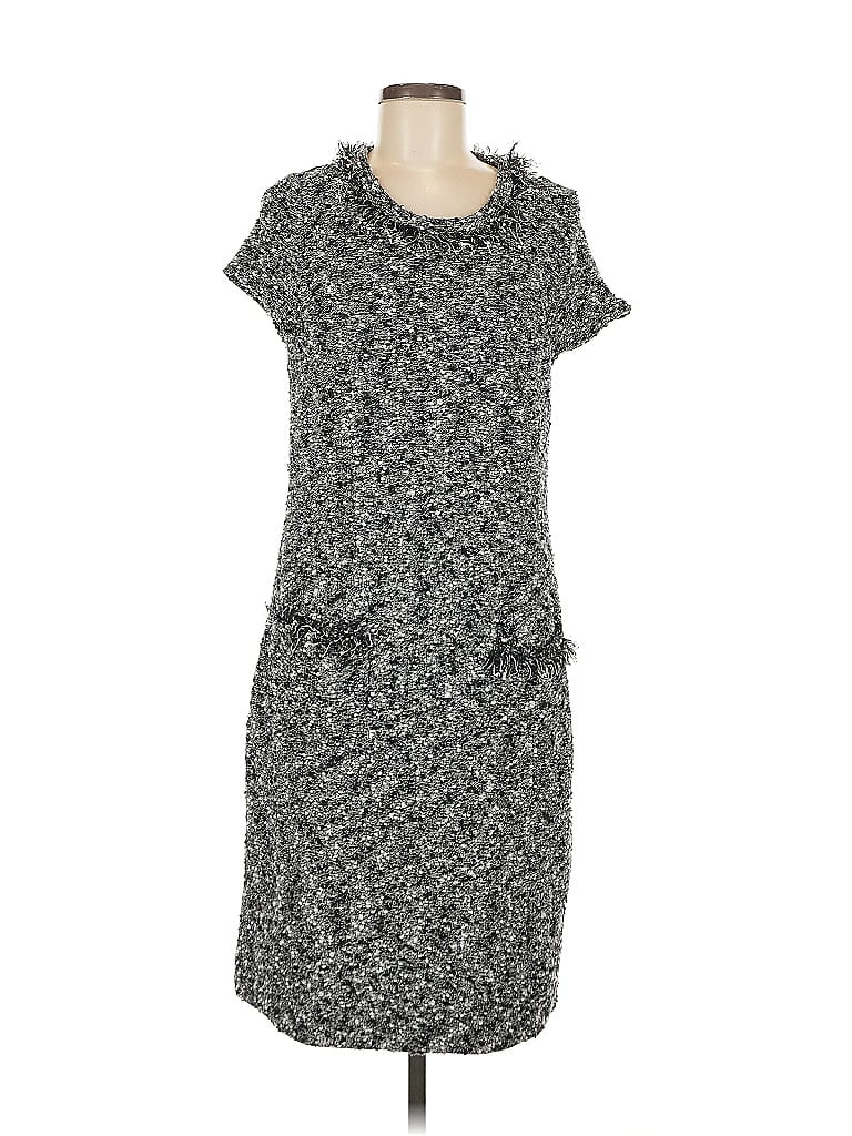 Pre-owned Ann Taylor Casual Dress In Gray