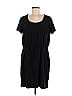32 Degrees 100% Polyester Solid Black Casual Dress Size M - photo 1