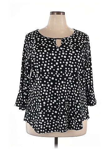 Notations 3/4 Sleeve Blouse (view 1)