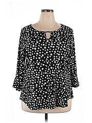 Notations 3/4 Sleeve Blouse